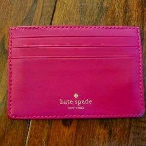 Kate Spade card holder pink